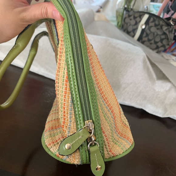 Giani Bernini Green Straw Bag - Picture 7 of 8